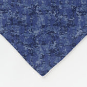 Couverture Polaire Sagittarius Zodiac Sign on Navy Camouflage numériq (Coin)