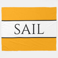 SAIL Bright Nautical Jaune Orange Blanc rayures