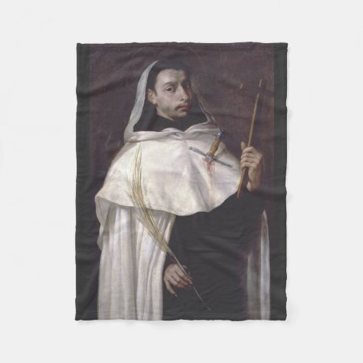 Couverture Polaire Saint Ange de Jérusalem Martyr et Prêcheur (Devant)