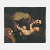 Couverture Polaire Saint Antoine de Padoue par Luca Giordano (Devant (Horizontal))