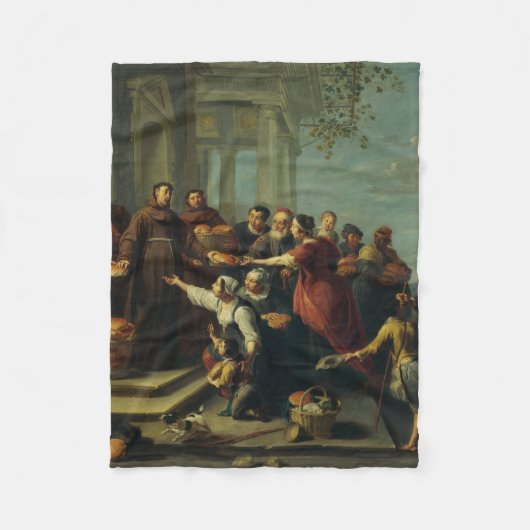 Couverture Polaire Saint Antoine de Padoue par Willem van Herp (Devant)