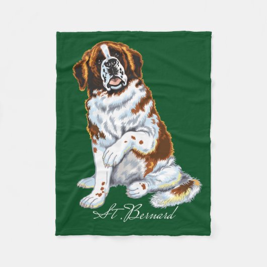 Couverture Polaire saint bernard (Devant)
