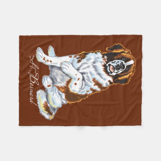 Couverture Polaire saint bernard (Devant (Horizontal))