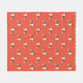Couverture Polaire Saint Bernard Dogs Motif (Devant (Horizontal))