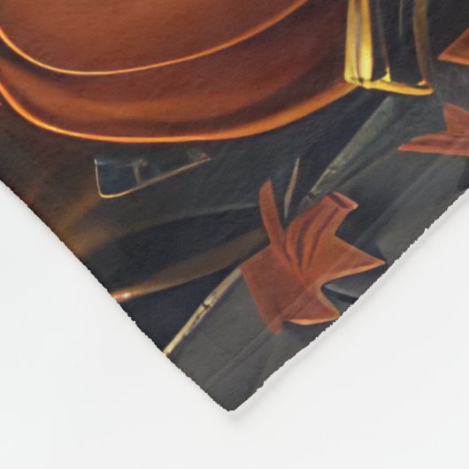 Couverture Polaire Saint Bernard Halloween Éffrayant (Coin)