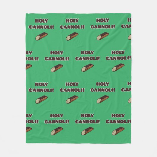 Couverture Polaire Saint Cannoli Funny Food Italien (Devant)