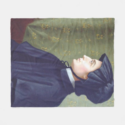 Couverture Polaire Saint Elizabeth Ann Seton (Devant (Horizontal))