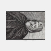 Couverture Polaire Saint Ephrem le théologien chrétien syrien (Devant (Horizontal))