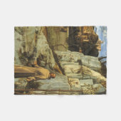 Couverture Polaire Saint François Dans Le Désert Par Giovanni Bellini (Devant (Horizontal))