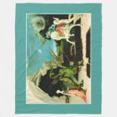 Couverture Polaire Saint Georges et le Dragon médiéval (Devant)