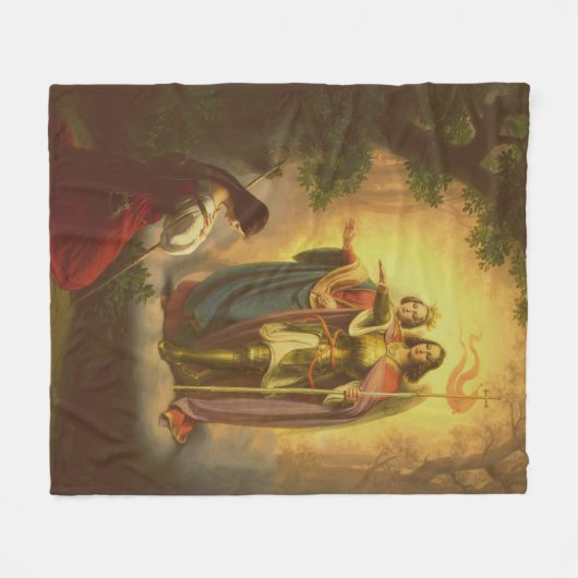 Couverture Polaire Saint Jeanne d'Arc (Devant (Horizontal))