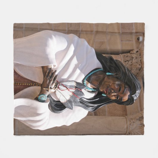 Couverture Polaire Saint Kateri Tekakwitha (Devant (Horizontal))