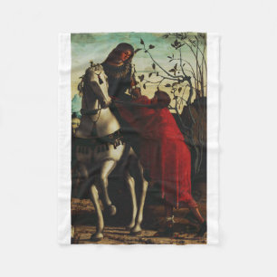 Couverture Polaire Saint Martin de Tours partageant son manteau Beaux