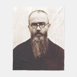 Couverture Polaire Saint Maximilien Kolbe prêtre catholique polonais