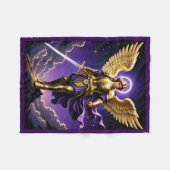 Couverture Polaire Saint Michel de l'Archange catholique romain (Devant (Horizontal))