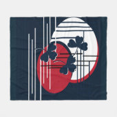 Couverture Polaire Saint Patrick, abstraction (Devant (Horizontal))