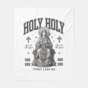 Couverture Polaire Saint Saint Gravure Vintage Design de T-Shirt Reli