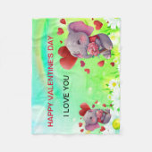 Couverture Polaire Saint Valentin (Devant)