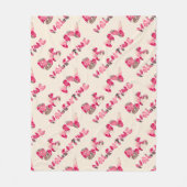 Couverture Polaire Saint Valentin. (Devant)