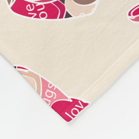 Couverture Polaire Saint Valentin. (Coin)