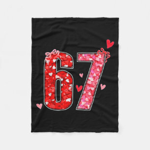 Couverture Polaire Saint-Valentin 67 Six Sept Blague Drôle Mème Viral