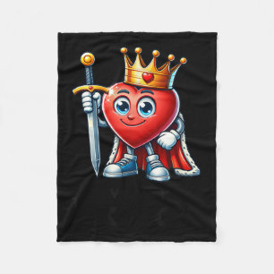 Couverture Polaire Saint Valentin Coeur Roi Drôle Valentines Jour Mig