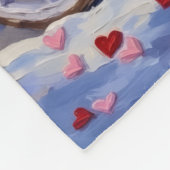 Couverture Polaire Saint-Valentin Samoyède (Coin)