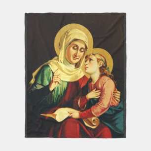 Couverture Polaire Sainte Anne et la Vierge Marie