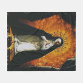 Couverture Polaire Sainte Margaret Mary Alacoque (Devant (Horizontal))