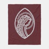 Couverture Polaire Sainte Vierge Marie, dentelle (Devant)