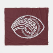 Couverture Polaire Sainte Vierge Marie, dentelle (Devant (Horizontal))