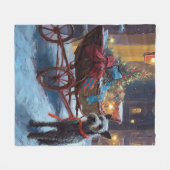 Couverture Polaire Saison de Noël de Chesapeake (Devant (Horizontal))