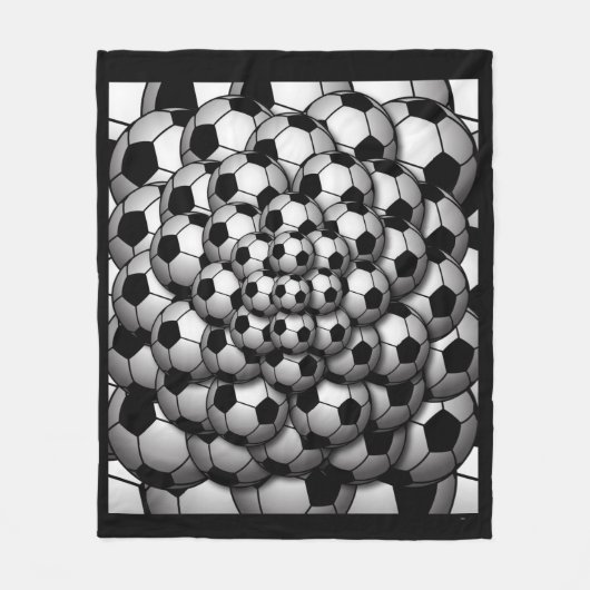 Couverture Polaire Saison de soccer Blanche polaire (Devant)