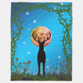 Couverture Polaire Saison des cerfs 'Cerfs dans les épais' (Devant)