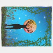 Couverture Polaire Saison des cerfs 'Cerfs dans les épais' (Devant (Horizontal))