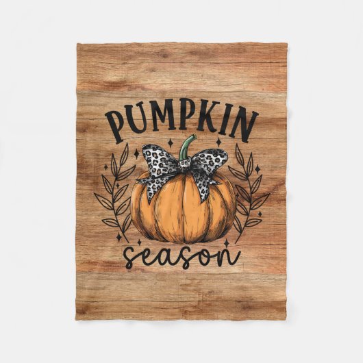 Couverture Polaire Saison Russe Citrouille Chaud (Devant)