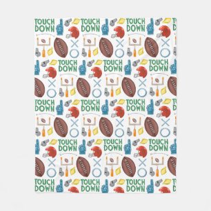 Couverture Polaire Saison XO Football Toucher Premier Tailgate Down
