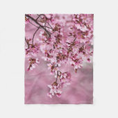 Couverture Polaire Sakura Cherry Blossoms Pastel Pink Layers (Devant)