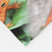 Couverture Polaire Salamandre orange Eft rouge Motif d'animal (Coin)