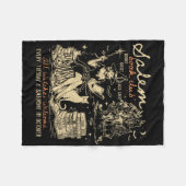 Couverture Polaire Salem Book Club Funny Bookish Halloween Rea Éffray (Devant (Horizontal))