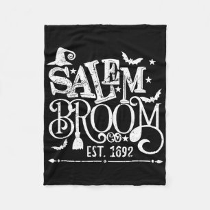 Couverture Polaire Salem Broom Co Est 1692 Fun Halloween Witch Dit