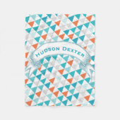 Couverture Polaire Salle de garçon personnalisée Motif de flèche Teep (Devant)