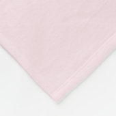 Couverture Polaire Sally pense aux fleurs (Coin)