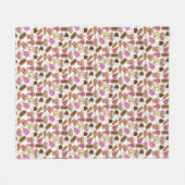 Couverture Polaire Salon d'Etat Carnaval Nachos Cotton Candy (Devant (Horizontal))