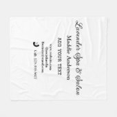 Couverture Polaire salon spa de voyage informations sur les invités p (Devant (Horizontal))