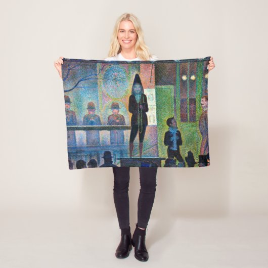 Couverture Polaire Saltimbanques, Seurat (En situation)