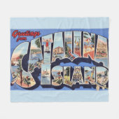 Couverture Polaire Salutation de l'île Catalina  (Devant (Horizontal))