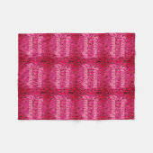 Couverture Polaire Salutation de vacances (Devant (Horizontal))