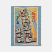 Couverture Polaire Salutation vintage de San Francisco (Devant)