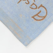 Couverture Polaire Salutations de Pâques Chicks Bleu (Coin)